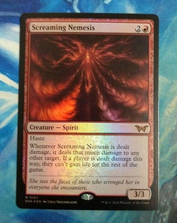 MTG 叫ぶ宿敵/Screaming Nemesis DSK 通常枠 英語版FOIL1枚 MTG 叫ぶ宿敵/Screaming Nemesis DSK 通常枠 英語版FOIL1枚