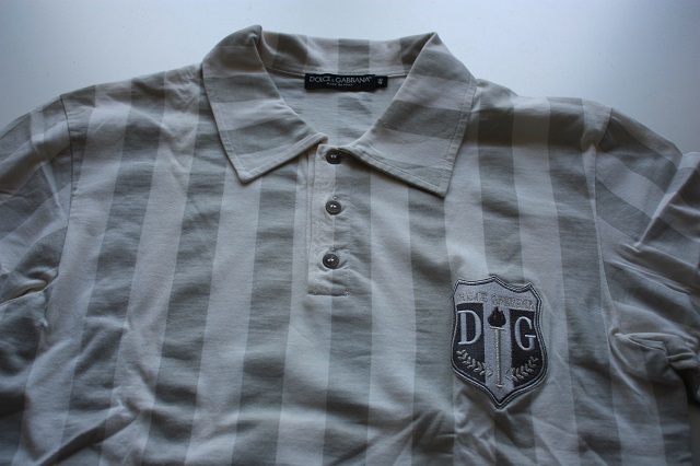 【DOLCE＆GABBANA】ドルチェアンドガッバーナ　長袖衿付きシャツ　４６_画像2