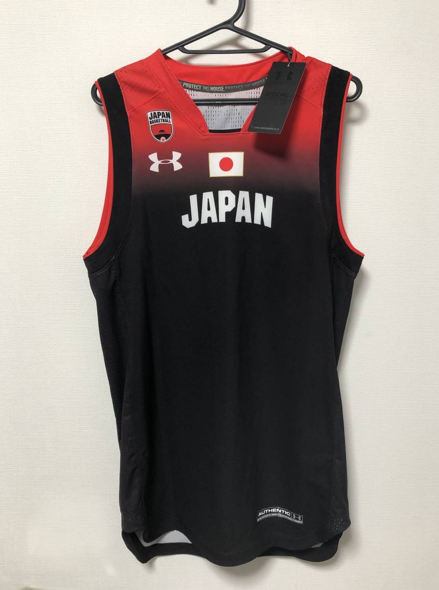 100％品質 未使用品 タグ付 日本製 サイズLG ユニフォーム オーセンティック 日本代表 バスケットボール アンダーアーマー Lサイズ