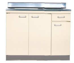 ライフ住器】ONS-90L 流し台 900×460 アイボリー【日本製】 ライフ住器】ONS-90L 流し台 900×460 アイボリー【日本製】