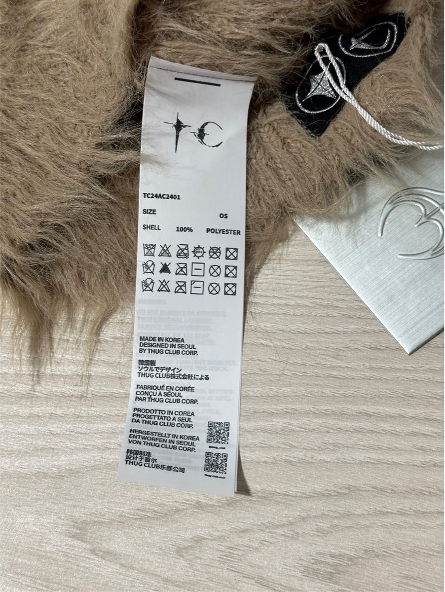THUG CLUB サグクラブ 24FW キメラ ビーニー ニット キャップ THUG CLUB サグクラブ 24FW キメラ ビーニー ニット キャップ