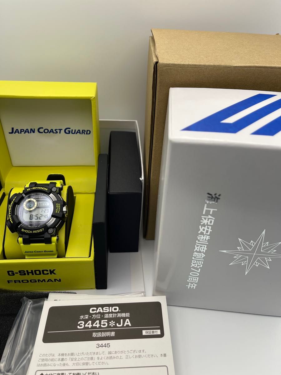 海上保安フロッグマンG-SHOCK GWF-D1000JCG-9JR未使用 CASIO 海 海上保安フロッグマンG-SHOCK GWF-D1000JCG-9JR未使用 CASIO 海