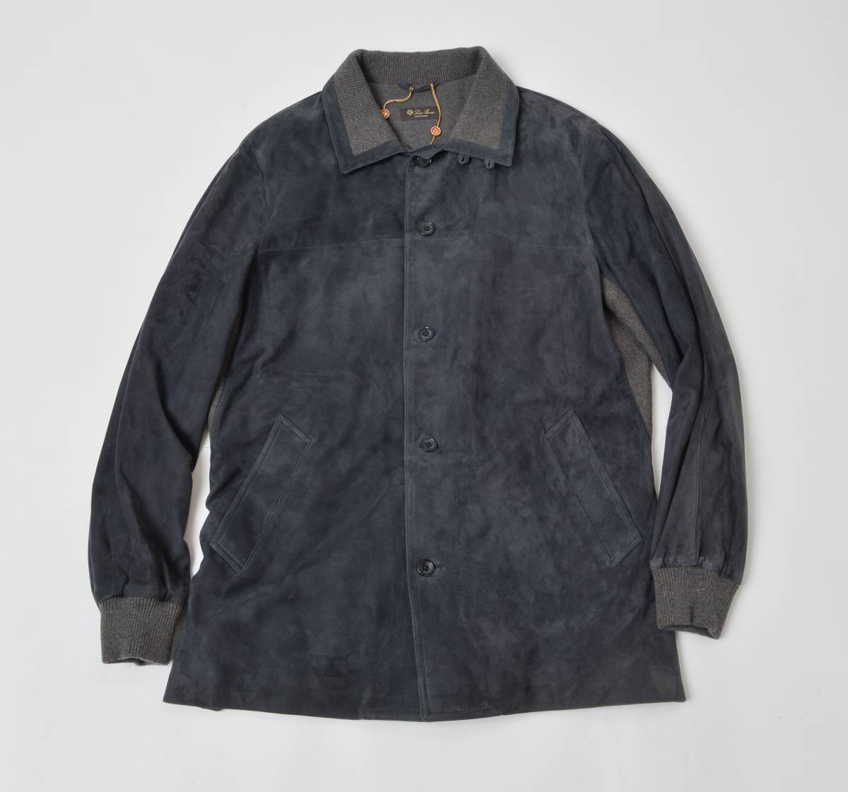 ☆新品☆Lサイズ【 Loro Piana ロロ・ピアーナ 】MAREMMA限定 裏地カシミア！レザーシャツ風 ブルゾン 3274