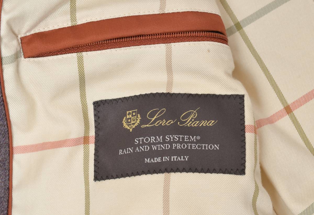 新品 Mサイズ【 Loro Piana ロロ・ピアーナ 】実用的なカシミアジレ ロングシーズン着用可 Wジップ ストームシステム 3268