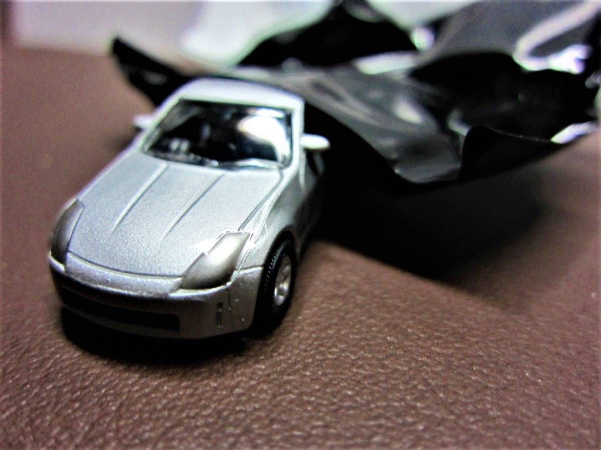 京商1/100☆ニッサン フェアレディＺ ミニカーコレクション★Fairlady Z(Z33)COUPE 2002 シルバー★KYOSHO2005_画像6