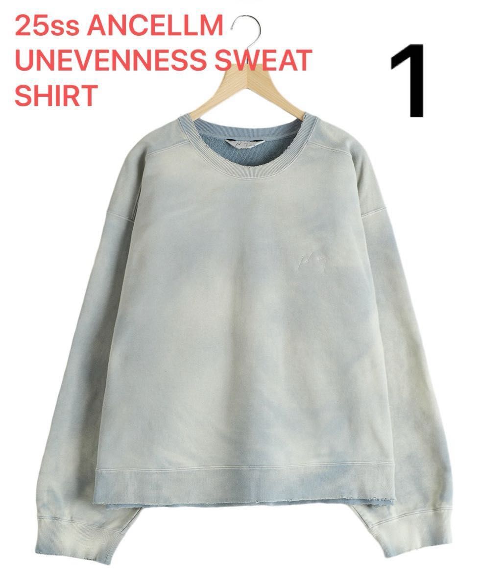 25ss ANCELLM UNEVENNESS SWEAT SHIRT SAX|Yahoo!フリマ(旧 25ss ANCELLM UNEVENNESS SWEAT SHIRT SAX|Yahoo!フリマ(旧