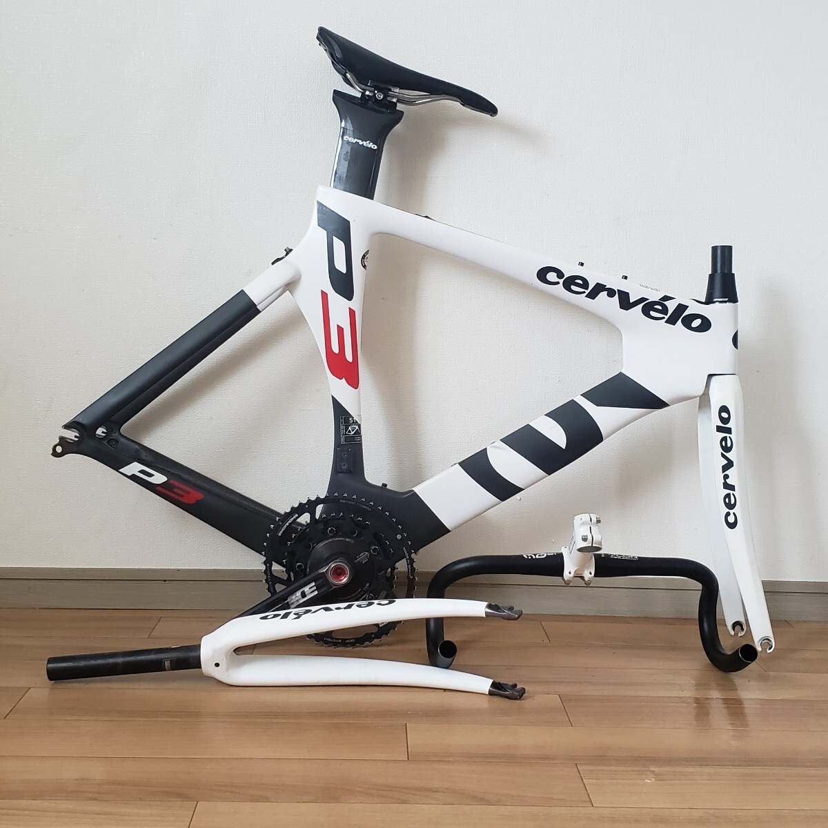Cervelo サーヴェロ P3 カーボンフレーム TT 700c 2014年 51size 難あり