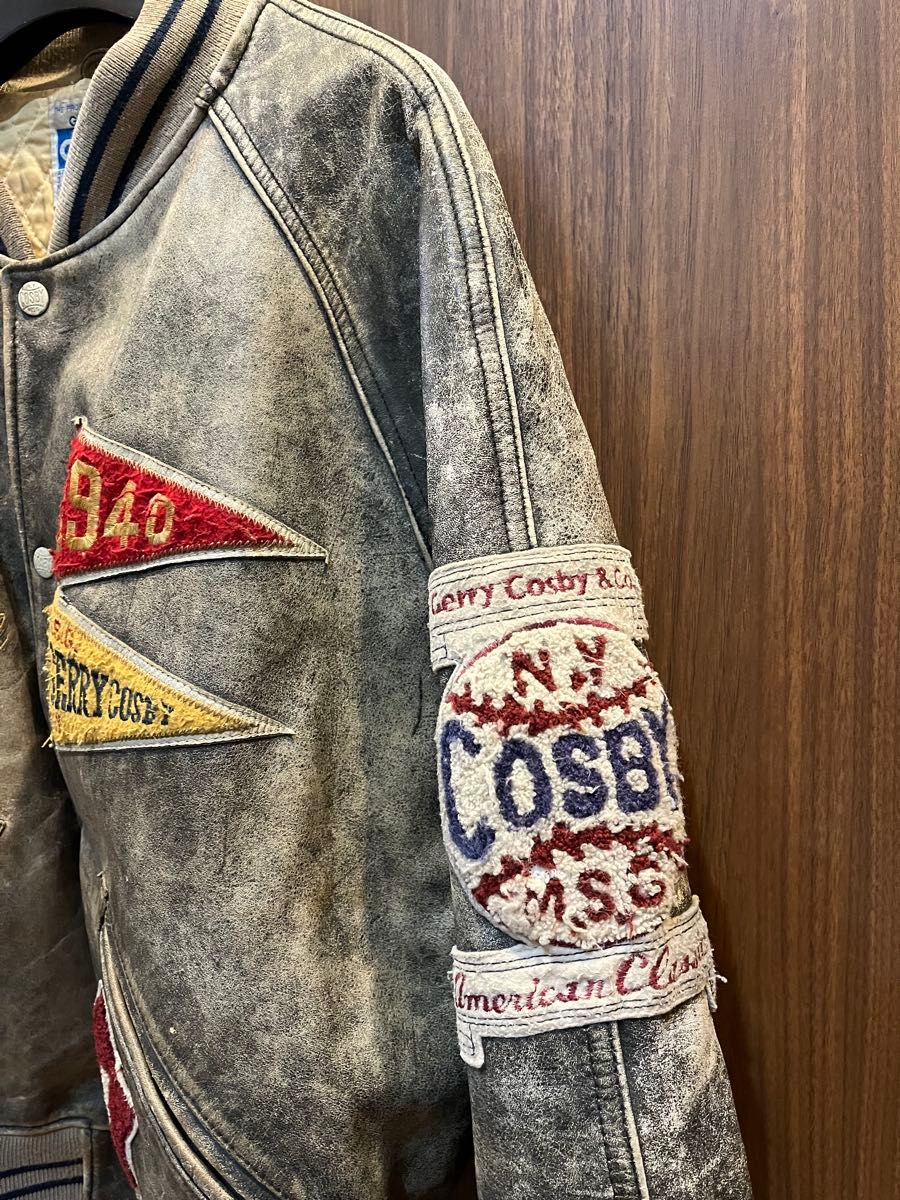 GERRY Cosby 90s ビンテージ レザー ジャケット スタジャン M GERRY Cosby 90s ビンテージ レザー ジャケット スタジャン M