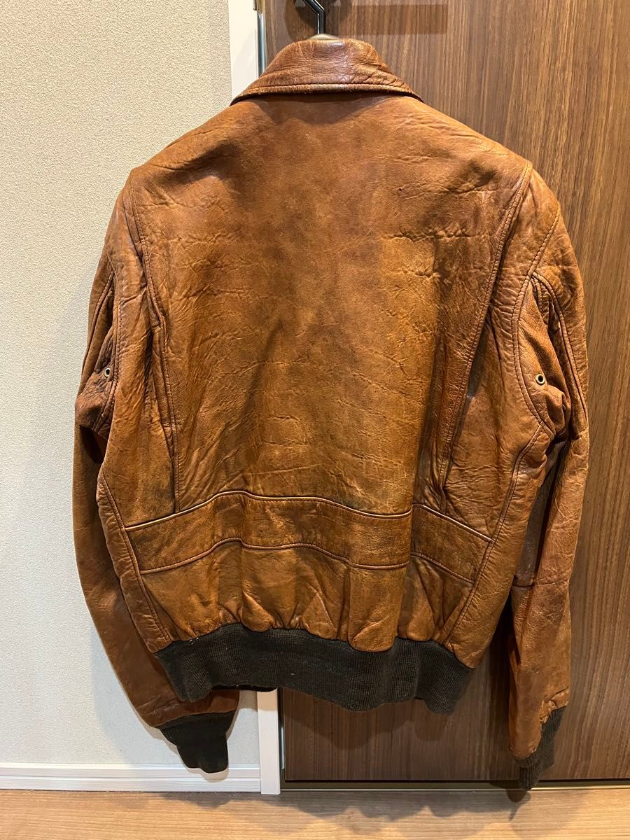 USA製】80's Schott ショット レザーフライトジャケットA2タイプ USA製】80's Schott ショット レザーフライトジャケットA2タイプ