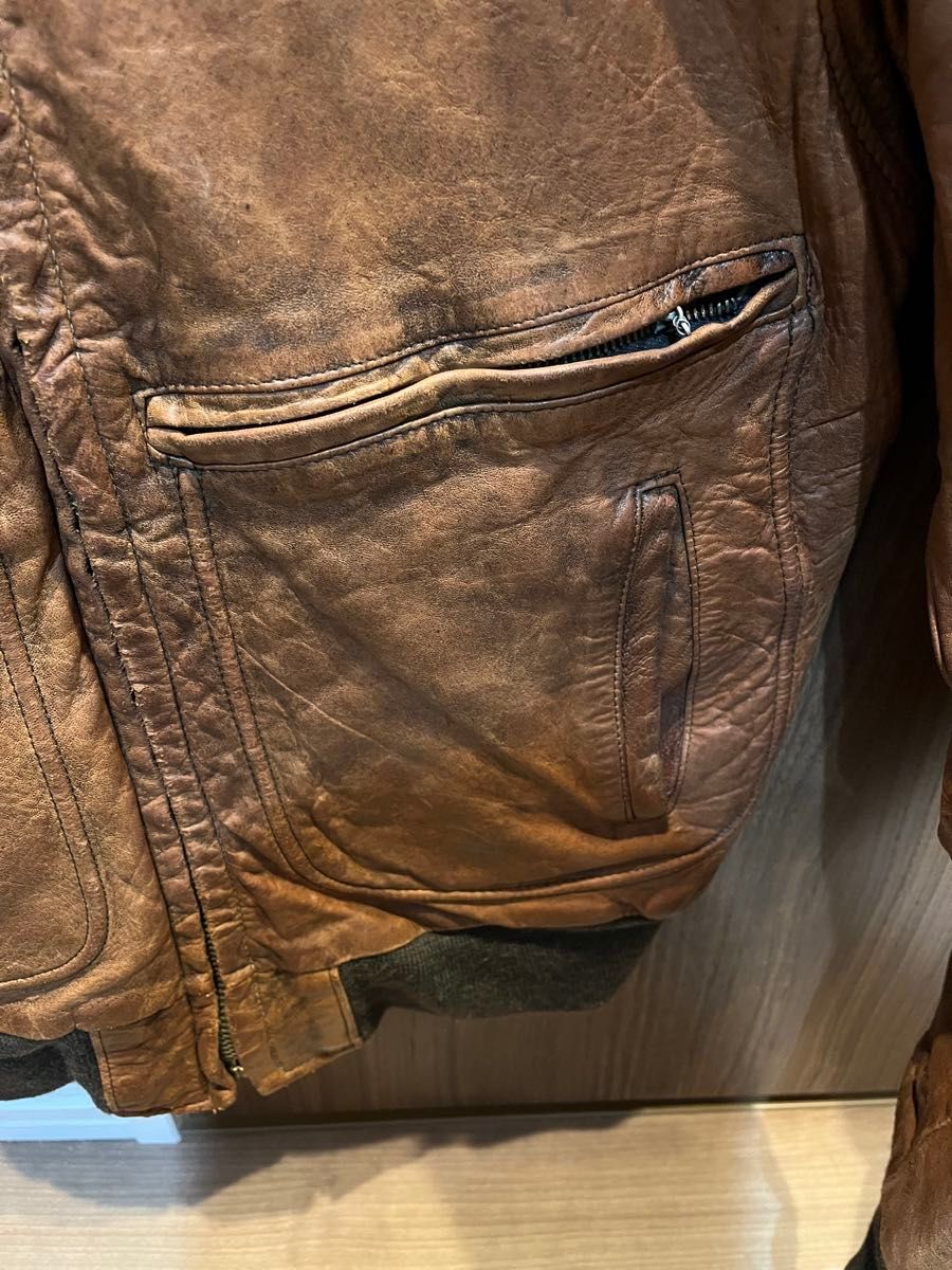 USA製】80's Schott ショット レザーフライトジャケットA2タイプ USA製】80's Schott ショット レザーフライトジャケットA2タイプ