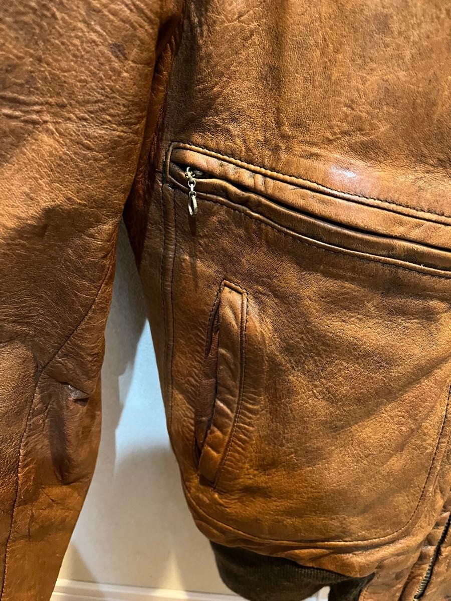 USA製】80's Schott ショット レザーフライトジャケットA2タイプ USA製】80's Schott ショット レザーフライトジャケットA2タイプ