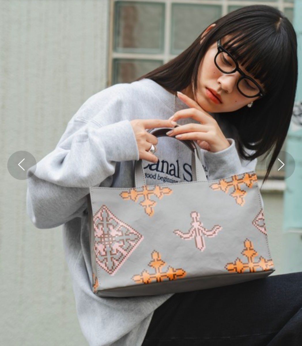 新品タグ付き ラシット russet トートバッグ 横長トートバッグ 新品タグ付き ラシット russet トートバッグ 横長トートバッグ