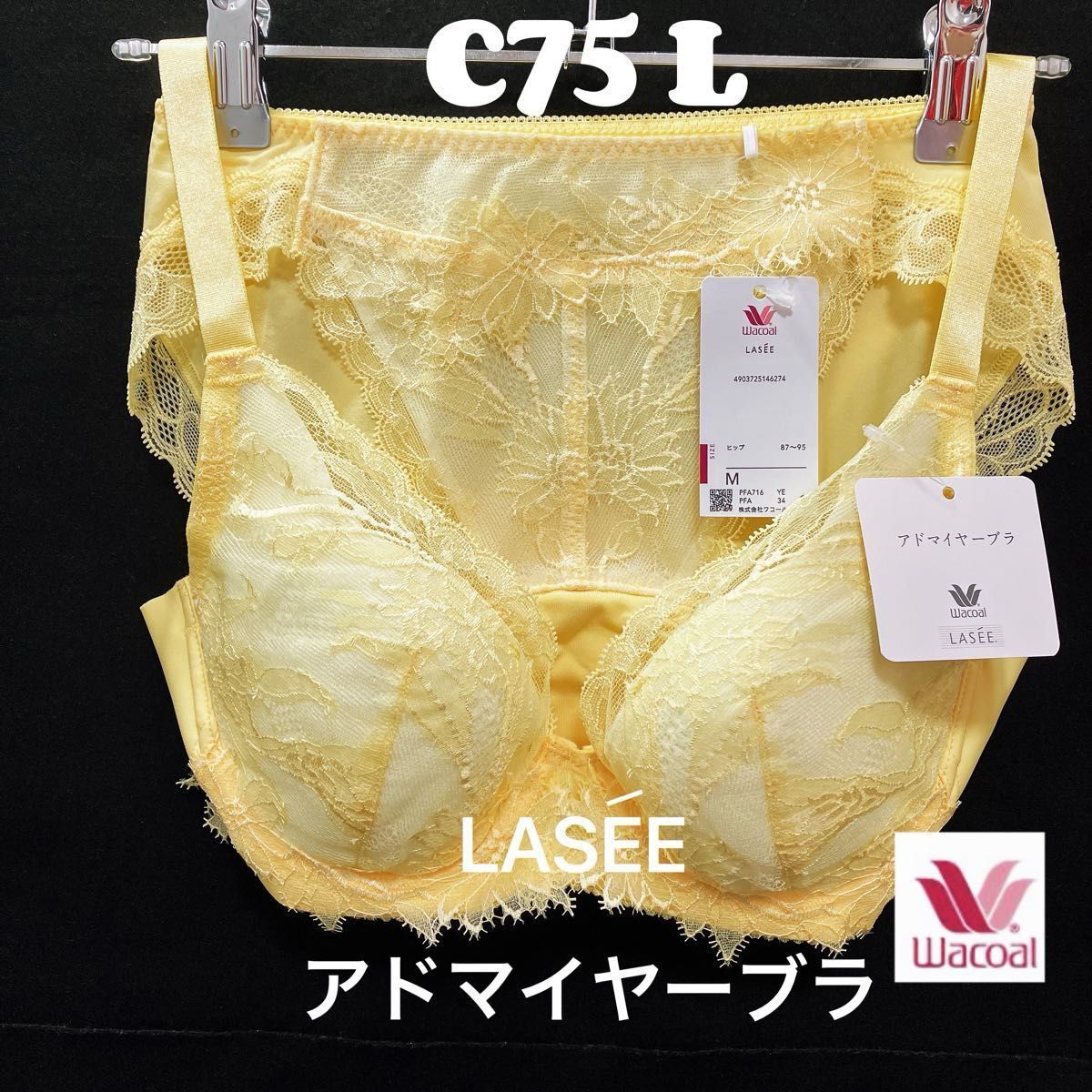 C75 ワコール ラゼ アドマイヤーブラ&ショーツ