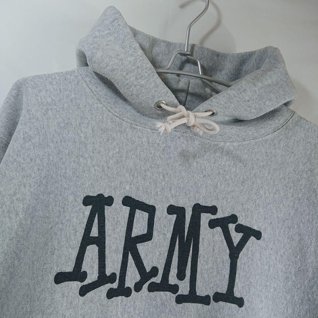 STUSSY×Champion/リバースウィーブスウェットパーカー/ARMY STUSSY×Champion/リバースウィーブスウェットパーカー/ARMY