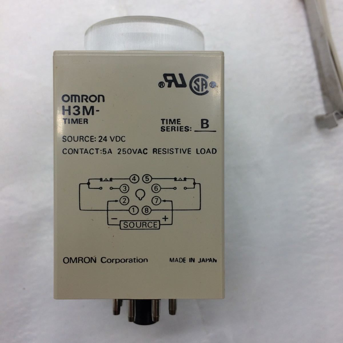 T563 OMRON H3M-B(1S 10S 1M 10M) 24VDC 未使用保管_画像2