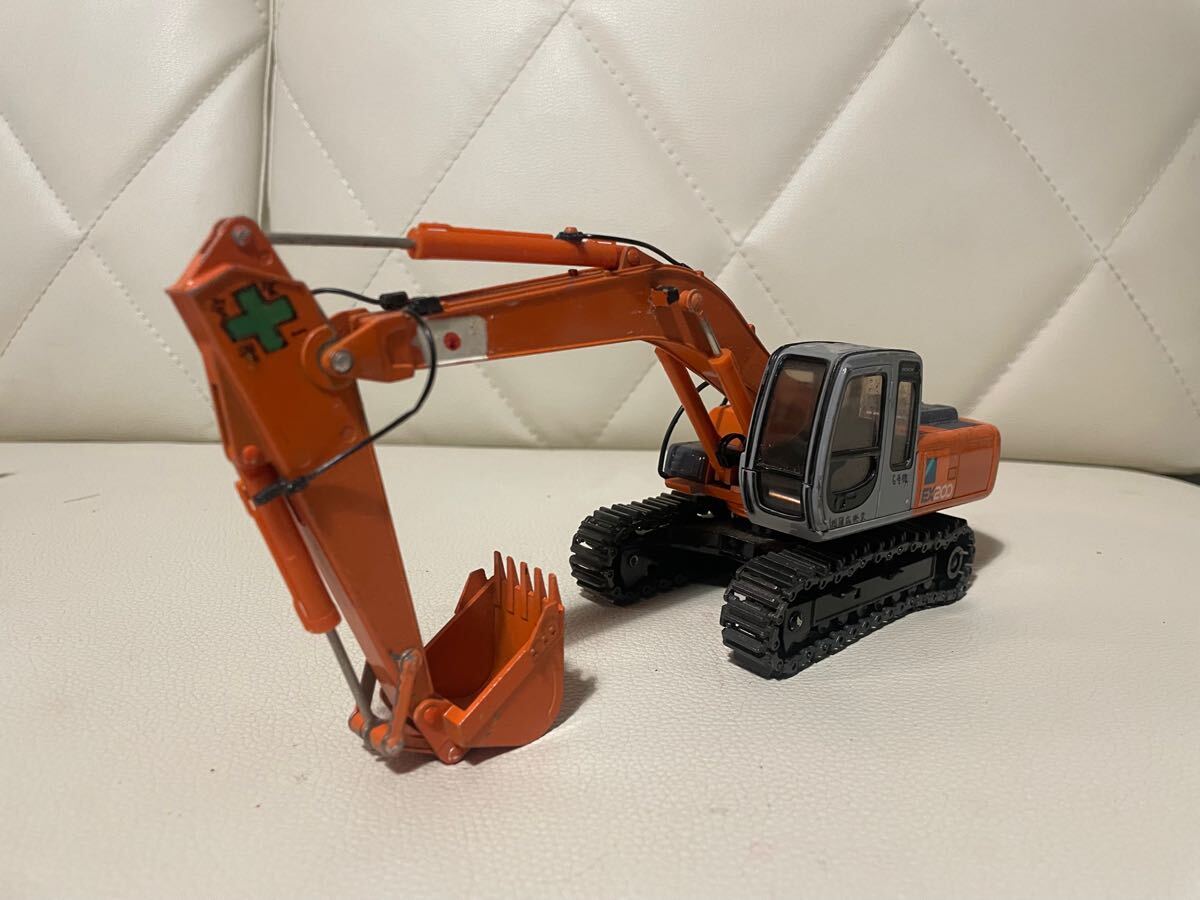 HITACHI EX200 Excavator 重機　ミニチュア　非売品　ミニカー