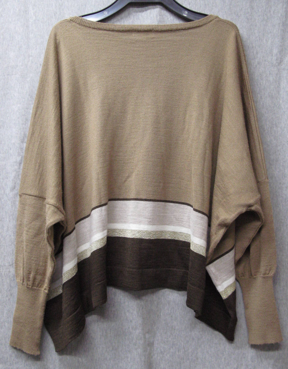 マッキントッシュ フィロソフィー：変形 ニット セーター ポンチョ マント MACKINTOSH PHILOSOPHY knit 三陽商会_画像2