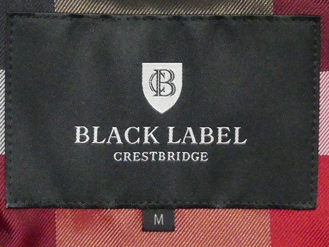 即決★BLACK LABEL CRESTBRIDGE★新品 メンズM トレンチコート ブラックレーベルクレストブリッジ 茶 三陽商会正規 ライナー付き タグ付き_画像10