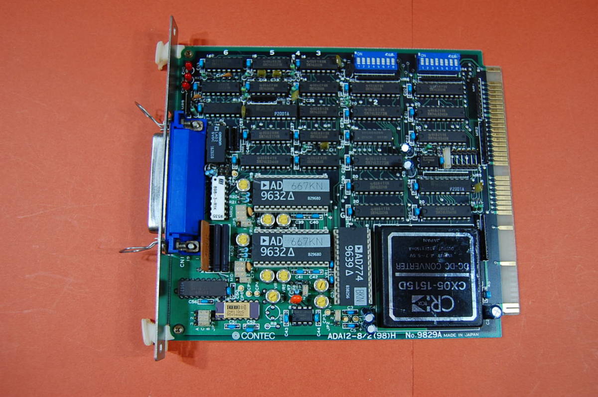 【予約販売】本 PC98 Cバス用 インターフェースボード CONTEC ADA12-8/2(98)H A/D変換ボード？ 動作未確認 ジャンク扱いにて 10101 デスクトップ