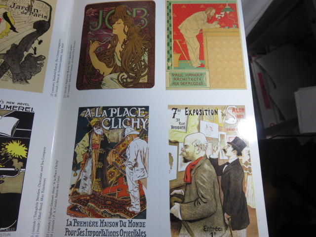 絵はがき24枚「ART NOUVEAU POSTER CARDS IN FULL COLOR」フランス・アールヌーボの絵はがき集・未使用品です。_画像8