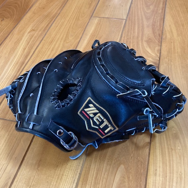 お歳暮ならオンライン ZETT硬式用キャッチャーミットプロステイタスプレミアム西武ライオンズ伊東勤モデル 記念グローブ