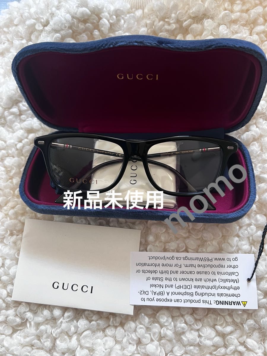 【新品未使用】GUCCI グッチ 伊達メガネ メガネフレーム サングラス