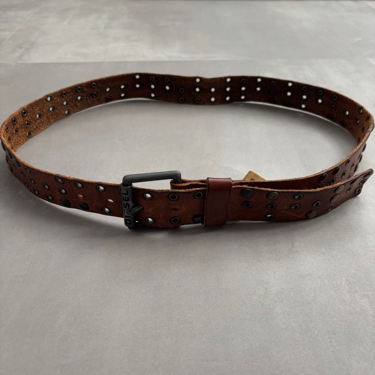archive y2k 00s diesel studs real leather belt ディーゼル archive y2k 00s diesel studs real leather belt ディーゼル