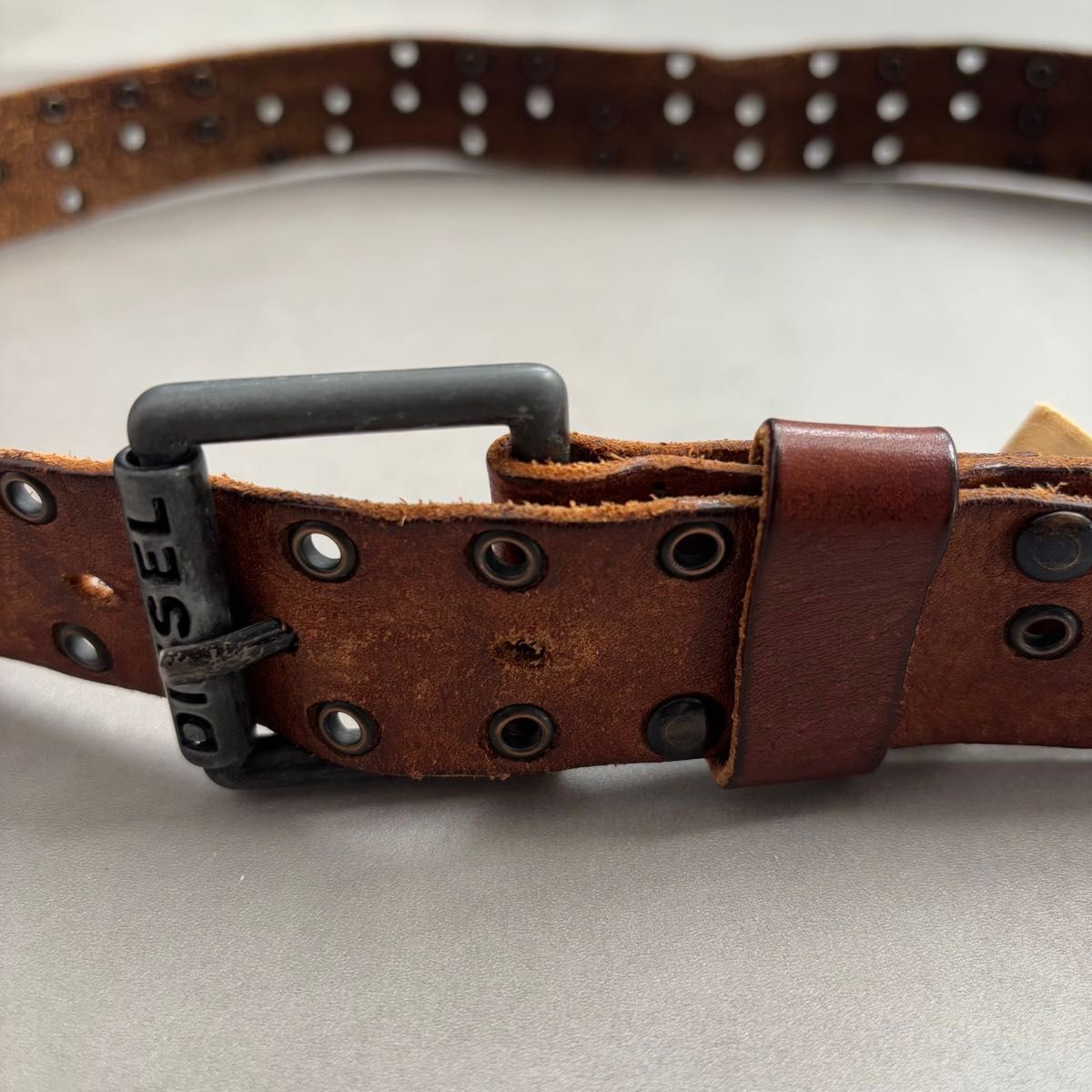 archive y2k 00s diesel studs real leather belt ディーゼル archive y2k 00s diesel studs real leather belt ディーゼル