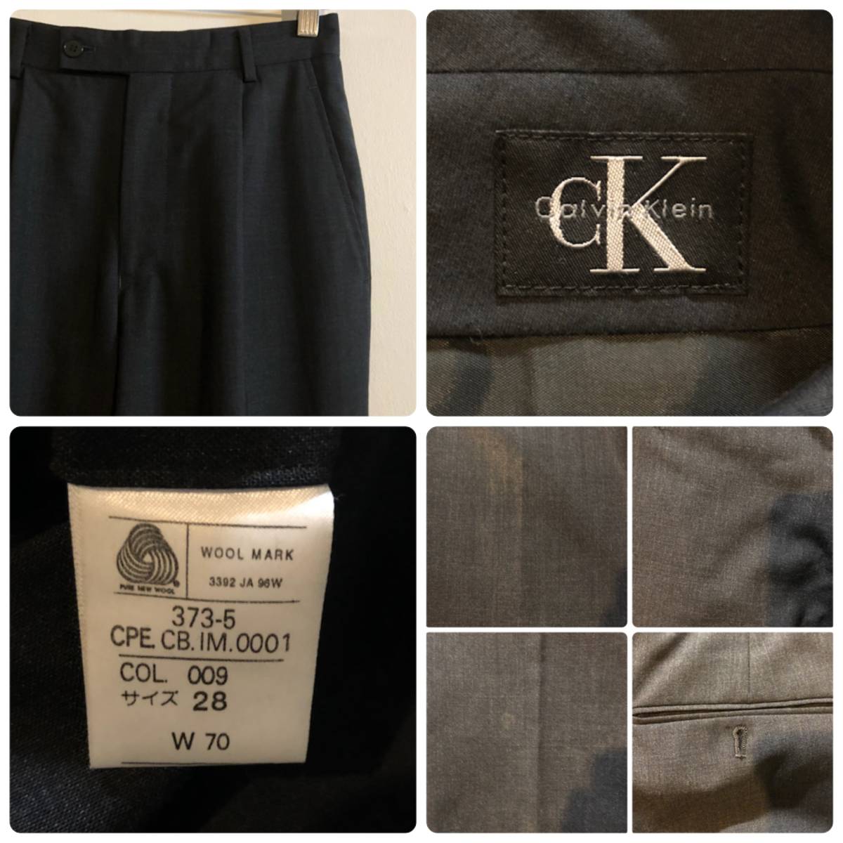  Calvin Klein design slacks pants 28