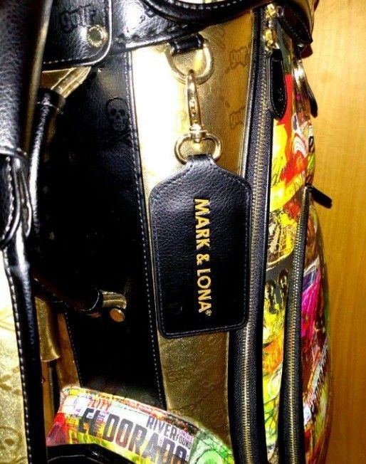 MARK & LONA キャディーバッグ ヘッドカバー 計5点セット マーク MARK & LONA キャディーバッグ ヘッドカバー 計5点セット マーク