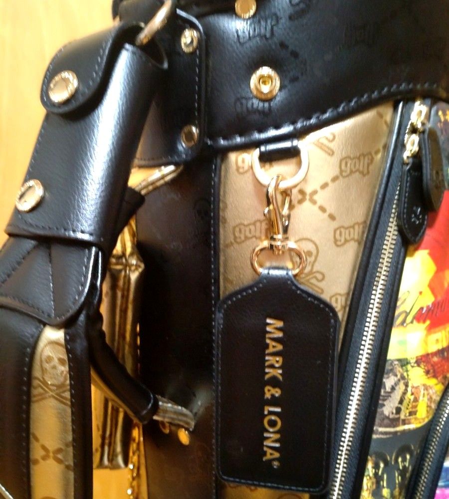 MARK & LONA キャディーバッグ ヘッドカバー 計5点セット マーク MARK & LONA キャディーバッグ ヘッドカバー 計5点セット マーク