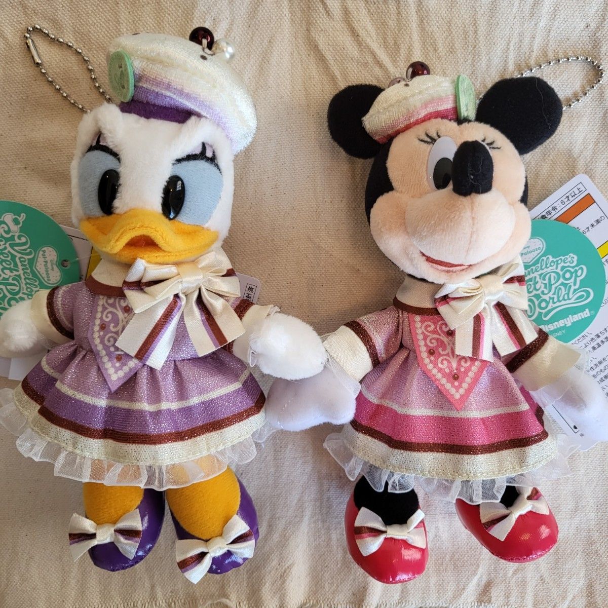 ディズニー disney ぬいぐるみ バッジ ミニー デイジー ディズニー disney ぬいぐるみ バッジ ミニー デイジー