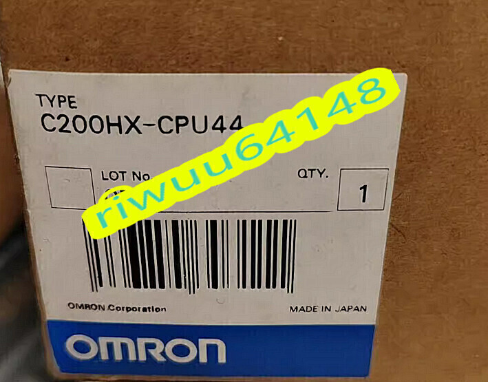 保証付き】【送料無料】☆新品! OMRON/オムロン C200HX-CPU44 保証付き】【送料無料】☆新品! OMRON/オムロン C200HX-CPU44