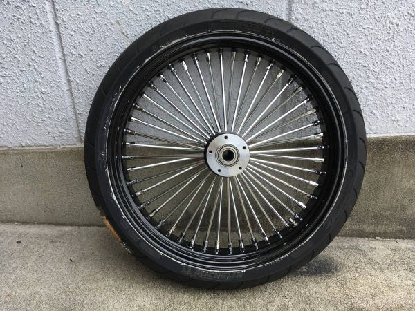 ★2000～2020年 21×3.5 ツアラーモデル ULTIMA 48 KING FAT フロントホイール ツーリング バガー 新品 ハーレー 37-543 37-538_画像1