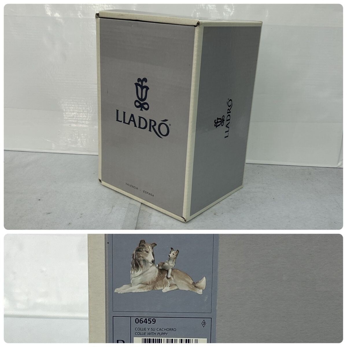 P426-K18-5928 LLADRO リヤドロ 6459 コリーの親子 犬 子犬 P426-K18-5928 LLADRO リヤドロ 6459 コリーの親子 犬 子犬