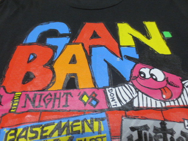 ＧＡＮ－ＢＡＮ　ＮＩＧＨＴ　’０８　ＢＥＡＳＥＭＥＮＴ　ＪＡＸＸ　ＤＪ　ＳＥＴ　半袖プリントティーシャツ　黒　Ｓ　_画像3