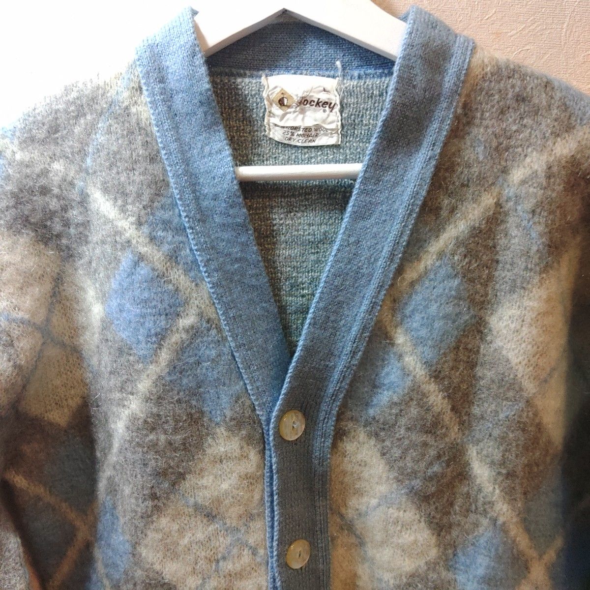 JOCKEY/60s~70s/MOHAIR/毛足長 モヘアカーディガン JOCKEY/60s~70s/MOHAIR/毛足長 モヘアカーディガン