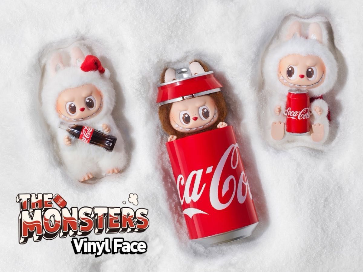 THE MONSTERS COCA-COLA SERIES-Vinyl Face Blind Box set of 6 THE MONSTERS COCA-COLA SERIES-Vinyl Face Blind Box set of 6