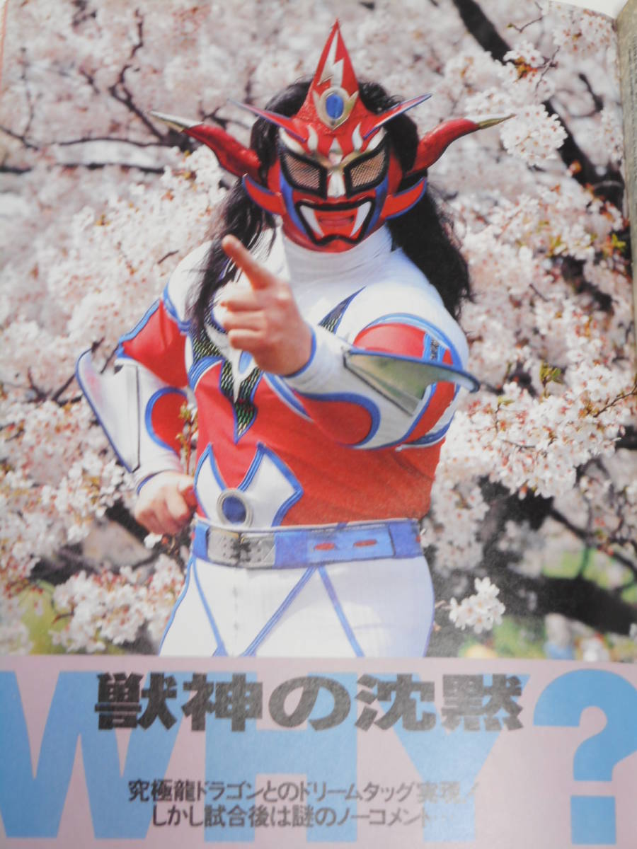 プロレス王国1993年3月 獣神サンダー・ライガー 佐山聡の手記 江崎英治