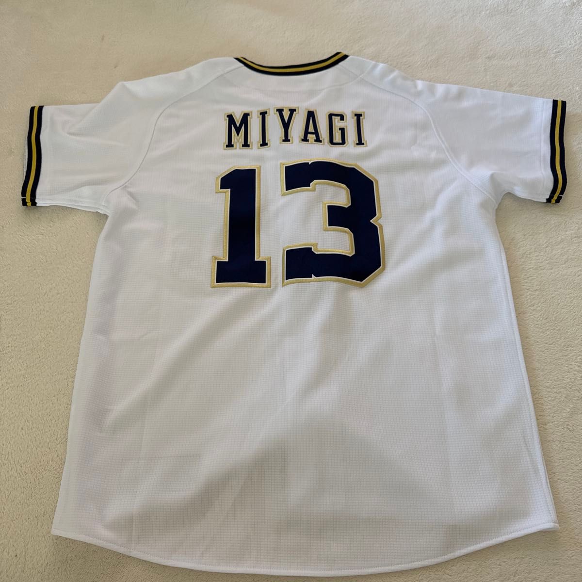 未使用】オリックス 宮城大弥 ビジター ユニフォーム Lサイズ 未使用】オリックス 宮城大弥 ビジター ユニフォーム Lサイズ