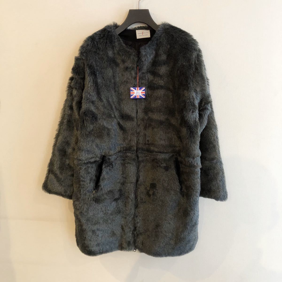  new goods FARFIELD fur coat MADE IN ENGLAND England made 