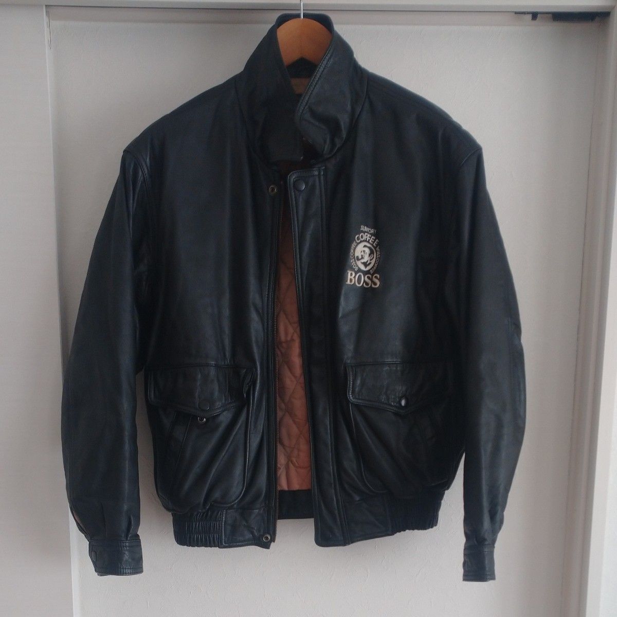 初代 BOSS ジャン 革 ジャケット 上着 サントリー 非売品|Yahoo 初代 BOSS ジャン 革 ジャケット 上着 サントリー 非売品|Yahoo