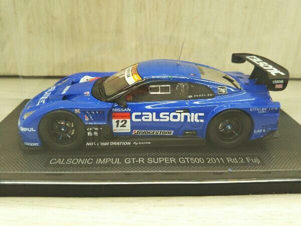 EBBRO 1/43 SUPER GT500 CALSONIC IMPUL GT-R Rd.2 Fuji 2011 No.12 BLUE_画像5