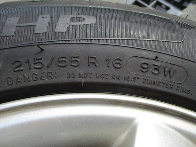  Renault Megane tire wheel 4ps.@MICHELIN PRImacy HP 215/55R16 original wheel 6.5J×16 +49 4 hole 