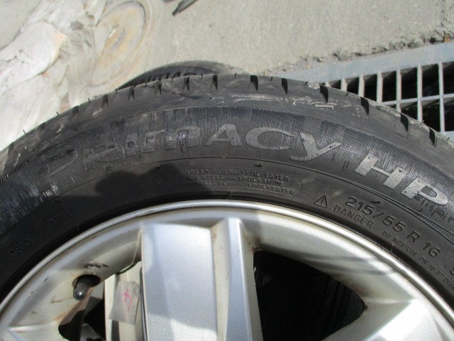  Renault Megane tire wheel 4ps.@MICHELIN PRImacy HP 215/55R16 original wheel 6.5J×16 +49 4 hole 