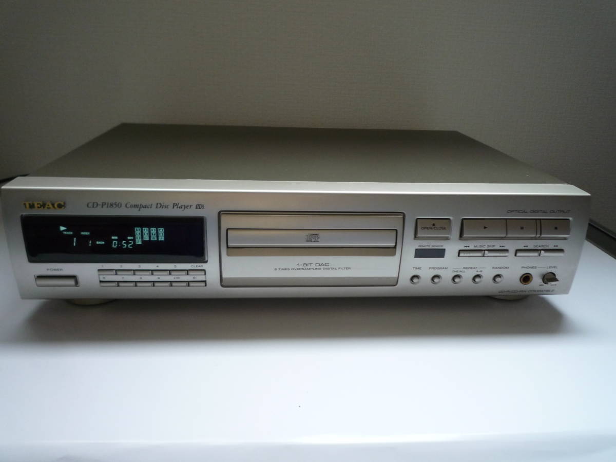  junk TEAC CD-P1850 CD player 