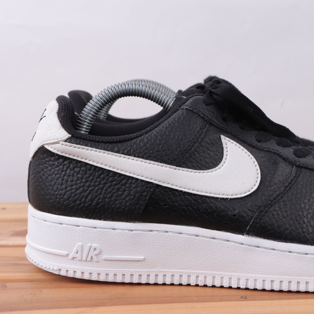 z7172 Nike Air Force 1 US8 26.0cm/ black black white white NIKE AIRFORCE1 AF1 LOW men's sneakers used 