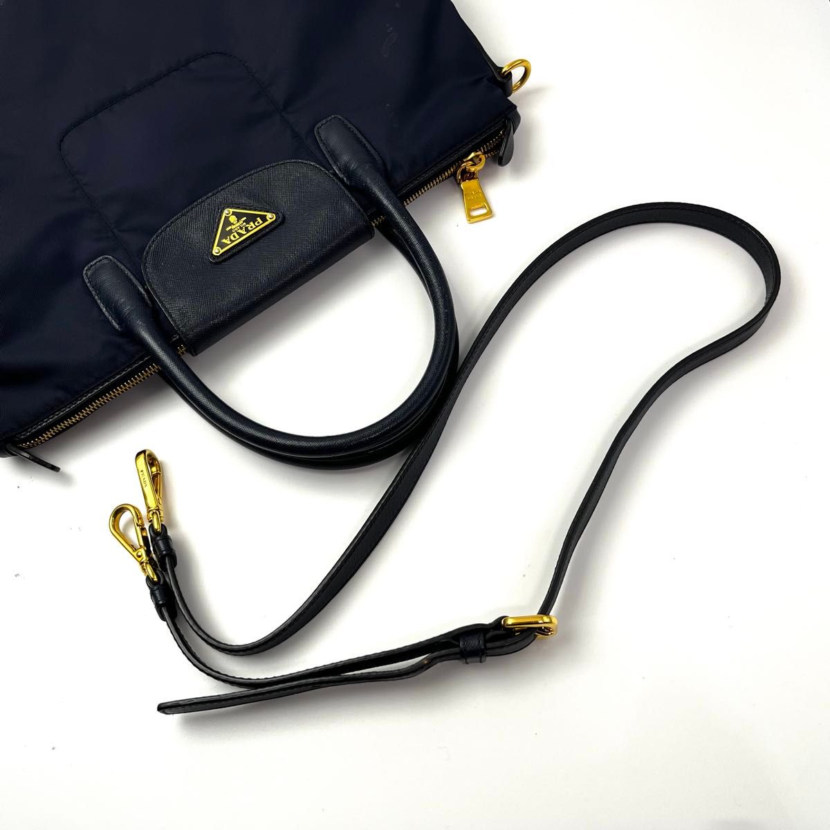 PRADA プラダ ナイロン 2WAY ミニトート ショルダーバッグ PRADA プラダ ナイロン 2WAY ミニトート ショルダーバッグ