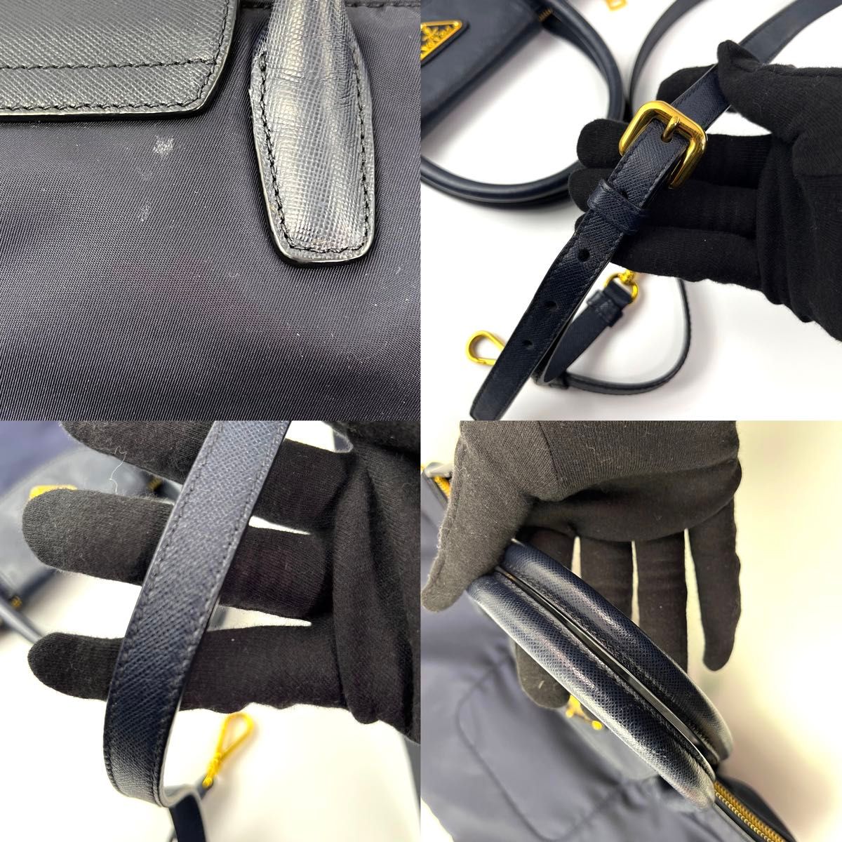 PRADA プラダ ナイロン 2WAY ミニトート ショルダーバッグ PRADA プラダ ナイロン 2WAY ミニトート ショルダーバッグ