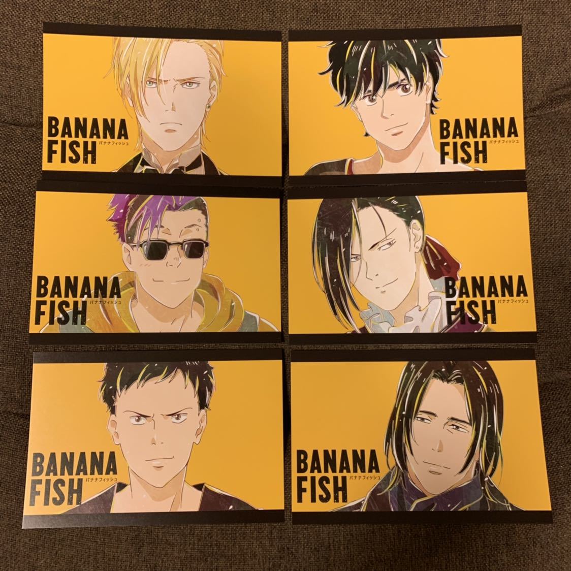 BANANA FISH Ani-Art ポストカード 全6種 バナナフィッシュ
